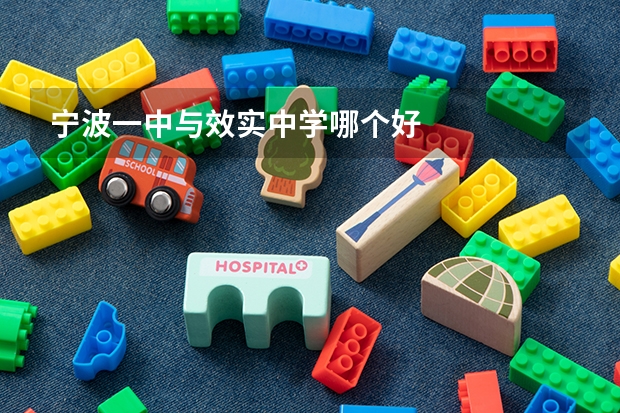 宁波一中与效实中学哪个好