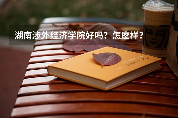 湖南涉外经济学院好吗?怎麽样?