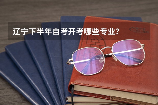 辽宁下半年自考开考哪些专业?