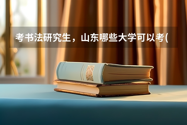 考书法研究生，山东哪些大学可以考(好点的)，专业都考什么，具体一些