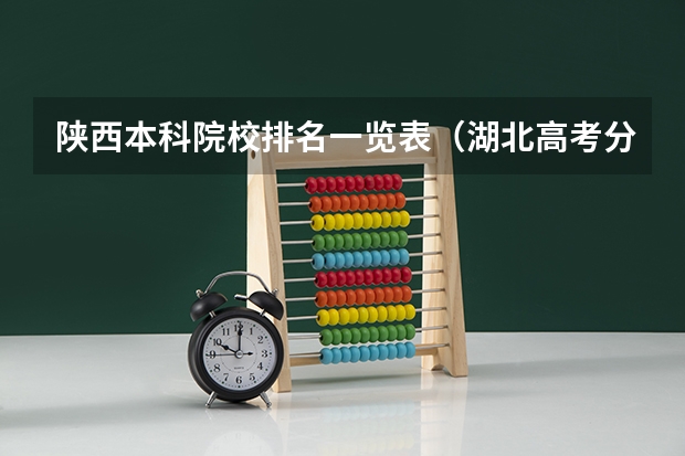 陕西本科院校排名一览表（湖北高考分数线最低的本科院校）