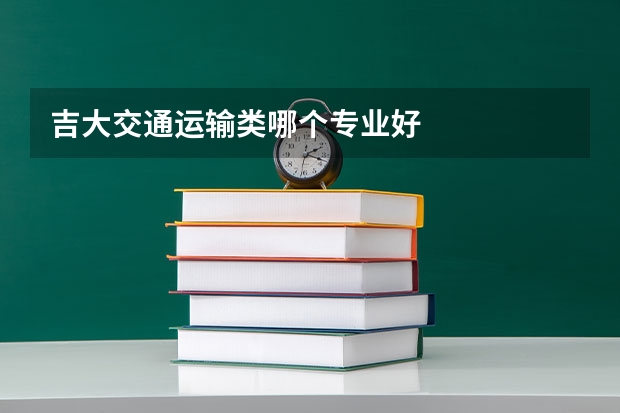 吉大交通运输类哪个专业好