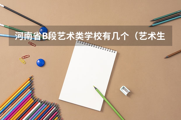 河南省B段艺术类学校有几个（艺术生b段是几本）