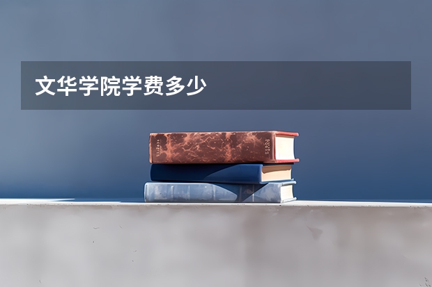文华学院学费多少