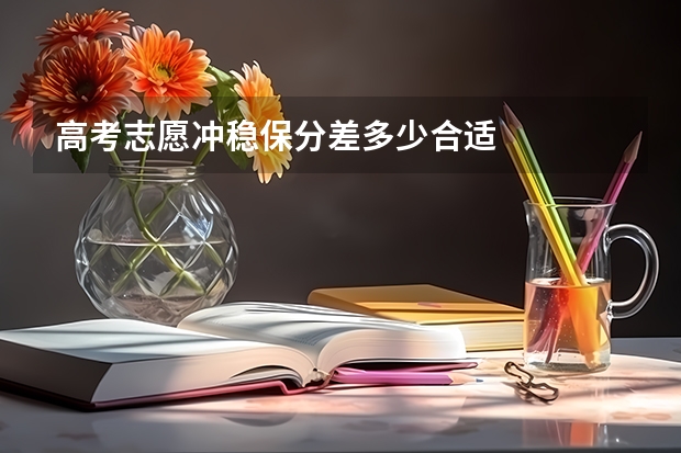 高考志愿冲稳保分差多少合适