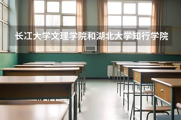 长冮大学文理学院和湖北大学知行学院哪个更好