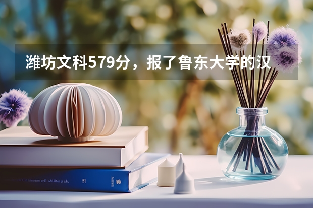 潍坊文科579分,报了鲁东大学的汉语言文学、经济和旅游管理专业,请问被录取的机率吗?