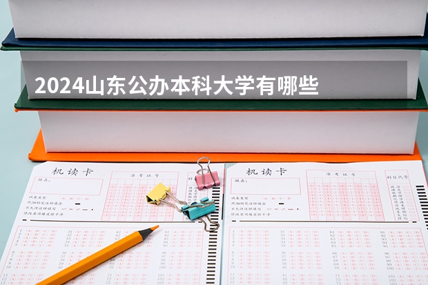 2024山东公办本科大学有哪些