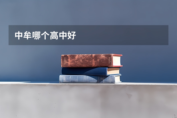 中牟哪个高中好