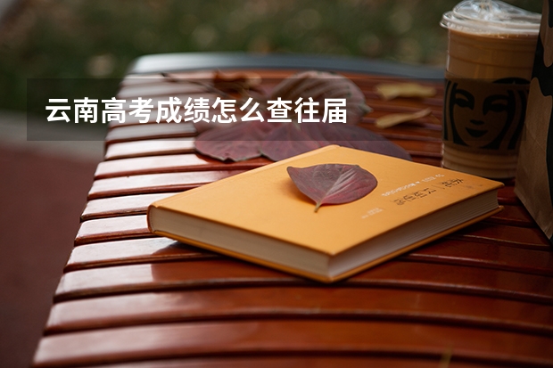 云南高考成绩怎么查往届