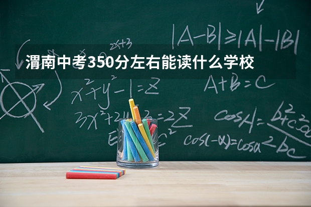 渭南中考350分左右能读什么学校