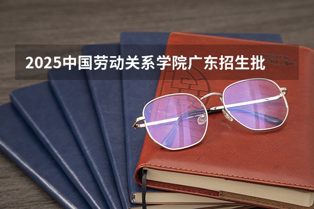 2025中国劳动关系学院广东招生批次设置及招生专业目录