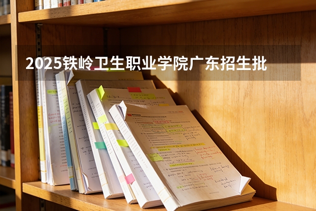 2025铁岭卫生职业学院广东招生批次设置及招生专业目录