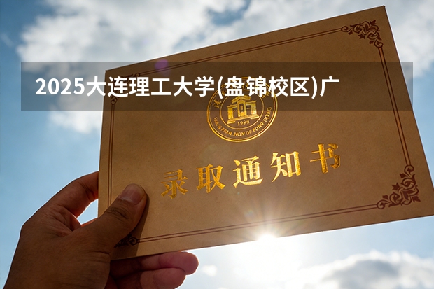 2025大连理工大学(盘锦校区)广东招生批次设置及招生专业目录
