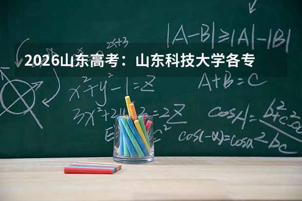 2026山东高考：山东科技大学各专业预估位次全汇总&mdash;&mdash;3万名可报计算机电气，20万名可报中外合作