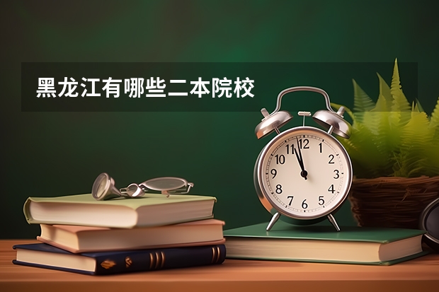 黑龙江有哪些二本院校