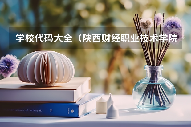 学校代码大全(陕西财经职业技术学院专科会计专业分数线)