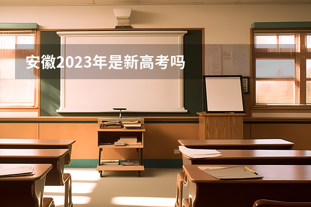 安徽2023年是新高考吗
