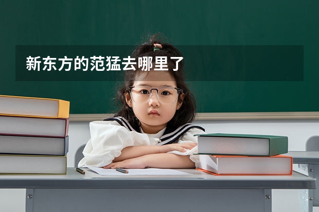 新东方的范猛去哪里了