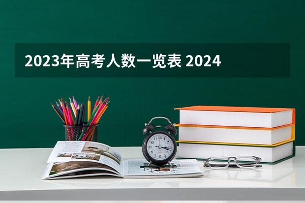 2023年高考人数一览表 2024年高考人数