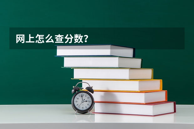 网上怎么查分数?