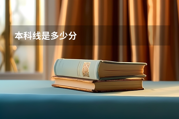 本科线是多少分
