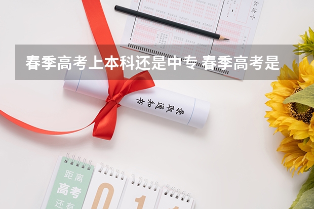 春季高考上本科还是中专 春季高考是上的本科,专科,还是高职